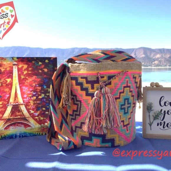 Mochilas 100% handmade by Colombian Wayuu Tribe - Picture 1 of 3